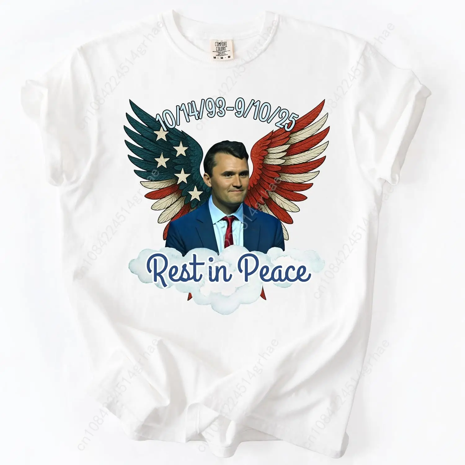 Rest in Peace Charlie Kirk T-Shirt - Support American Values - No One Should Die Political Opinion Comfort Colors Shirt Multi
