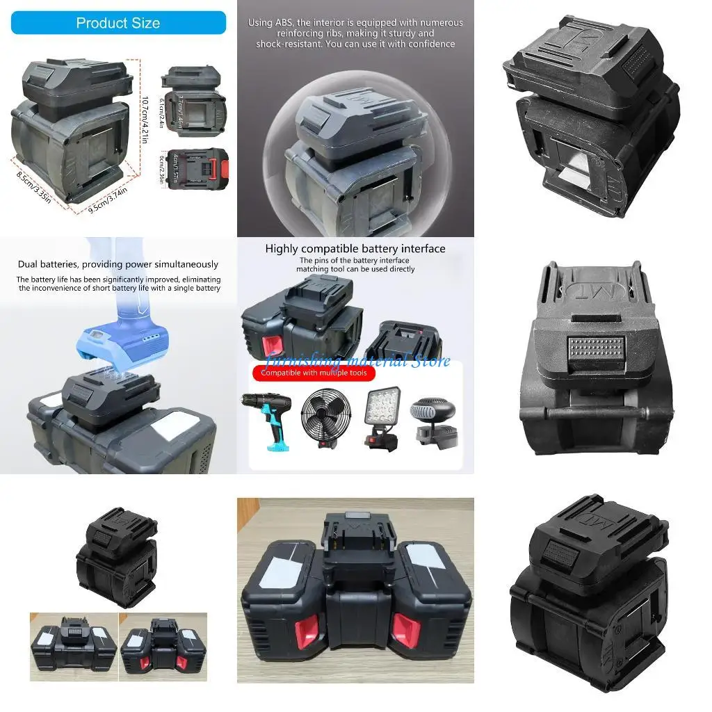 

Y5GD 18V LiBatteries Converter for BL1840 BL1845 BL1860 Power Electric Tool Safely