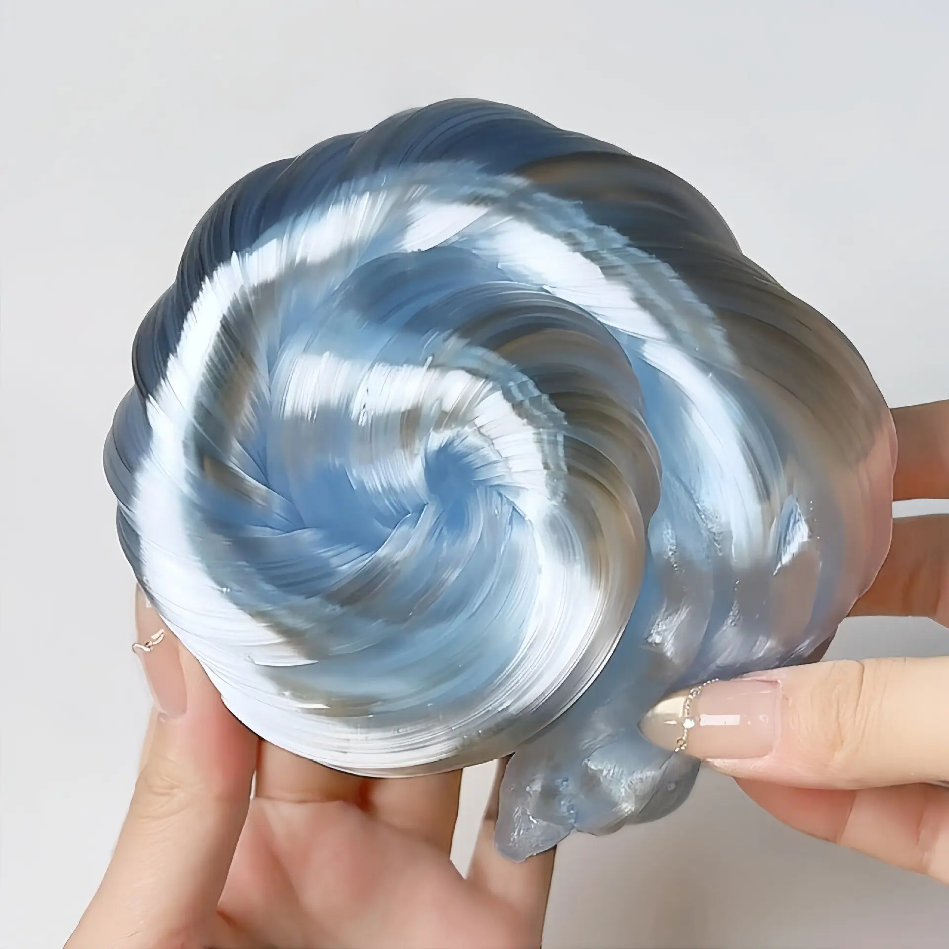 Liquid Glass Mud Foaming Glue Ins Style Crystal Fake Water Slime Non‑Newtonian Textured Kneading Toy Stress Relief Fidget Toy
