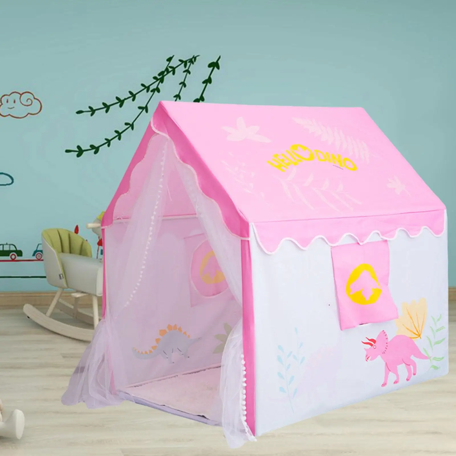 Children's Tent Indoor Playhouse Small House Castle Princess House Sleeping Playhouse Toy Mosquito Net Birthday Gift