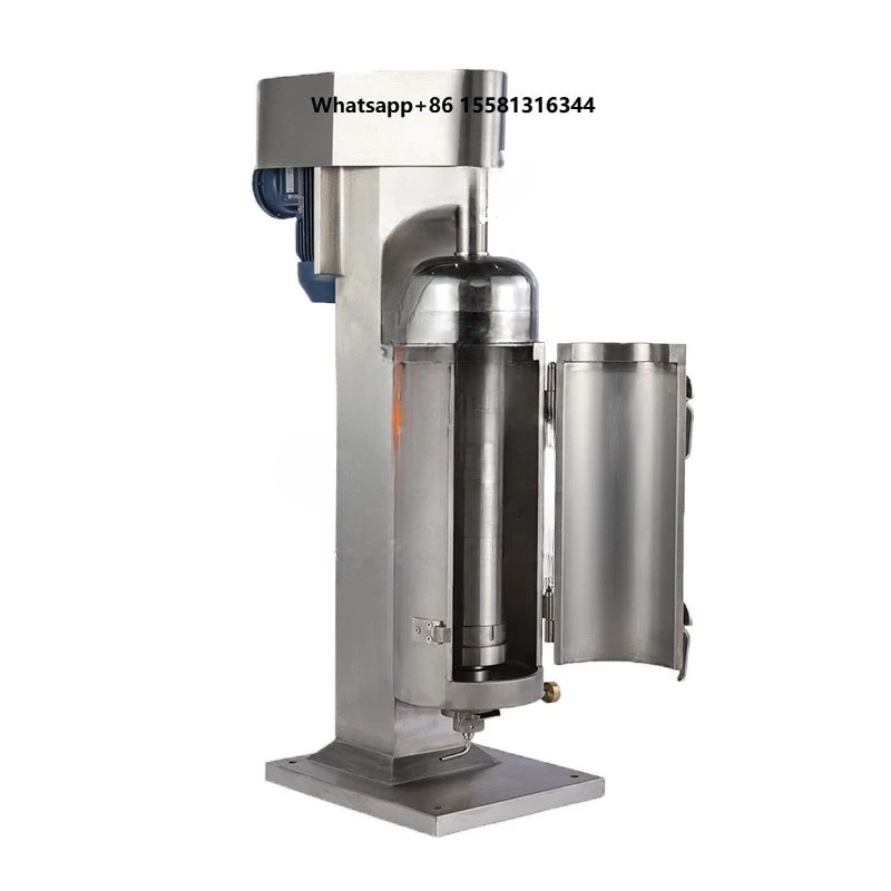Professional Vegetable Oil Continuous Centrifuge Tubular Oil-water Separator CE Certificate Bearing High Productivity