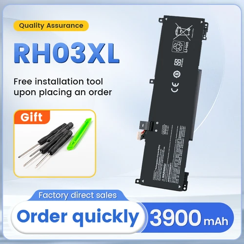 Imagen 1 del producto SOMI RH03XL batería del ordenador portátil para HP ProBook 430 440 450 630 640 G8 Series HSTNN-DB0B UB7X IB9P IB9Q OB1T M01524-2B1 45Wh
