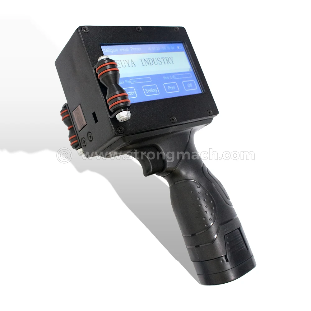 Small Portable Smart Handheld Inkjet Printer 600DPI Editable Barcode QR Code Date Number Text Supermarket Label Inkjet Machine