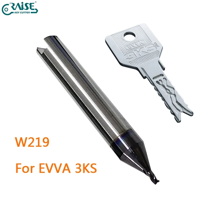 Milling Cutter W219 for EVVA 3KS keys Compatible with SILCA QUATTROCODE TRIAX QUATTRO TRIAX E.CODE Key Duplicator Machine