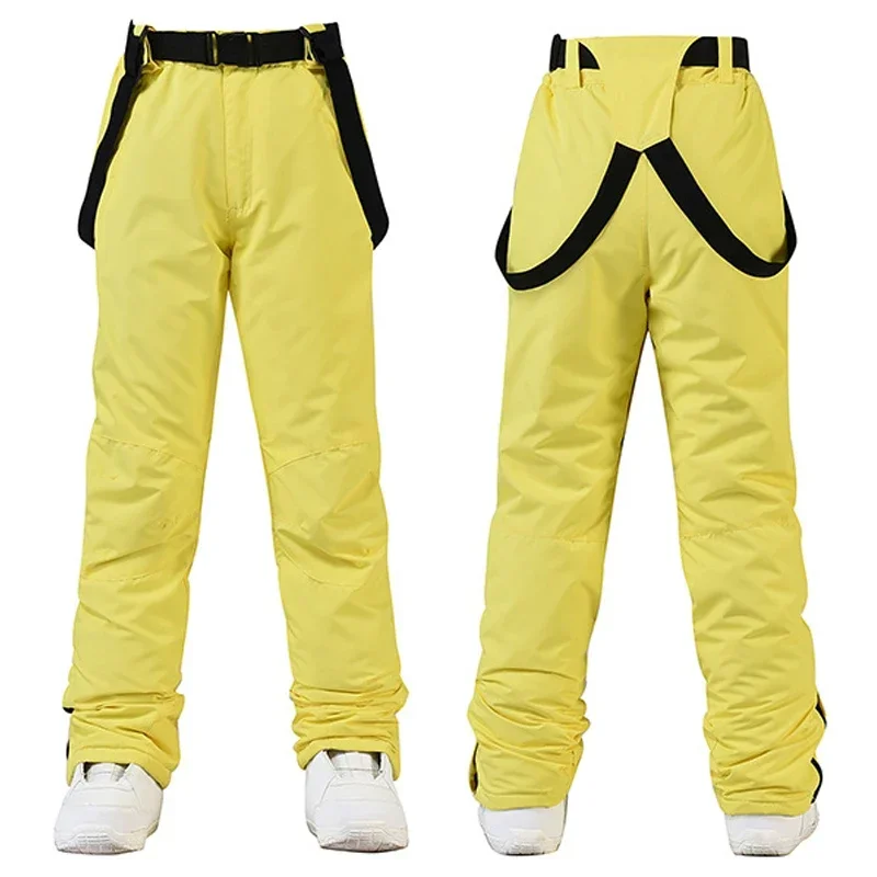 2025 Jacken Hose wind dicht Mann Skifahren Set Winter warme Frauen Schnee anzug Reiß verschluss Outdoor Berg weibliche Snowboard Kostüme Kleidung