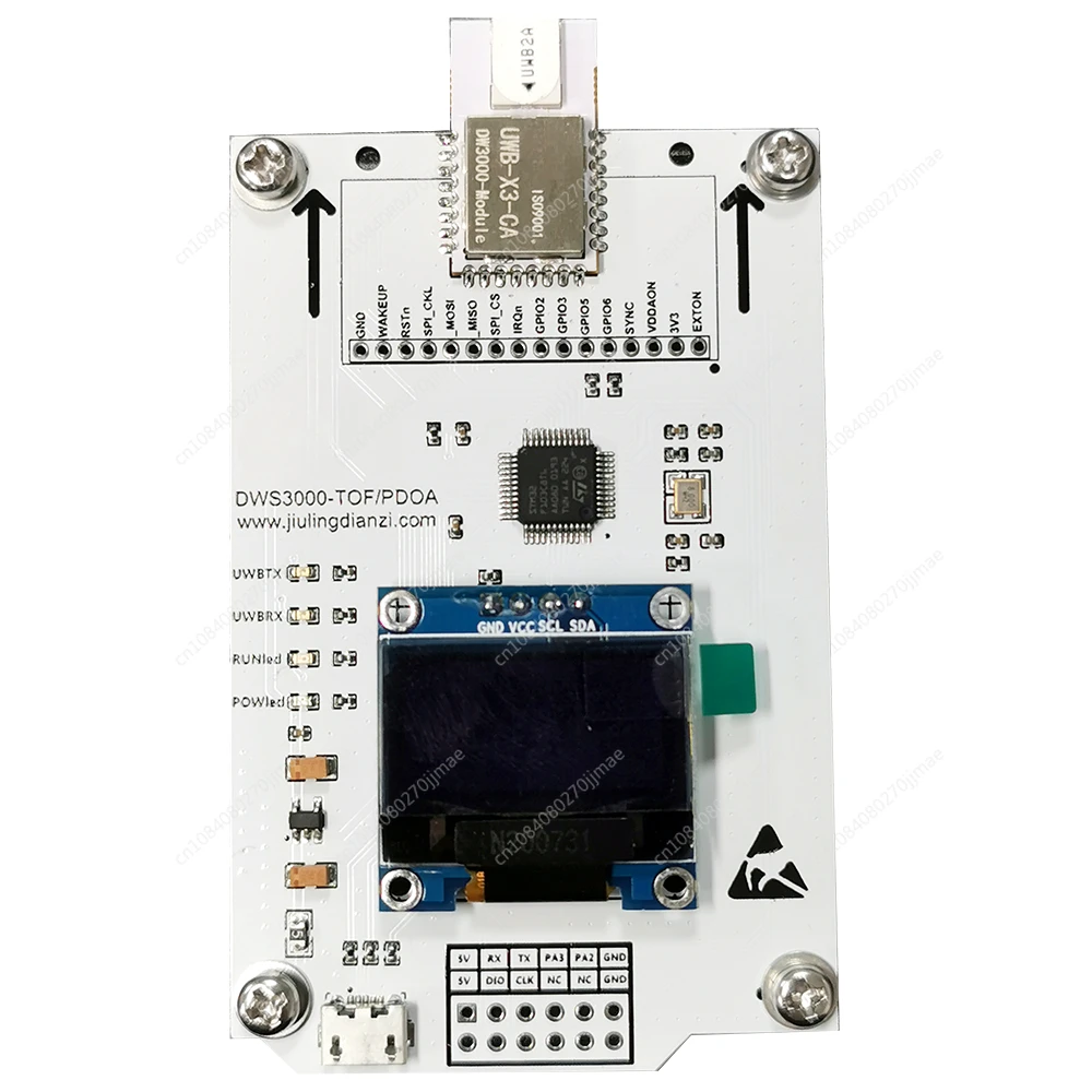 UWB Ranging Indoor Positioning Qorvo DECAWAV DW3000 PDOA Ranging DWM3001CDK