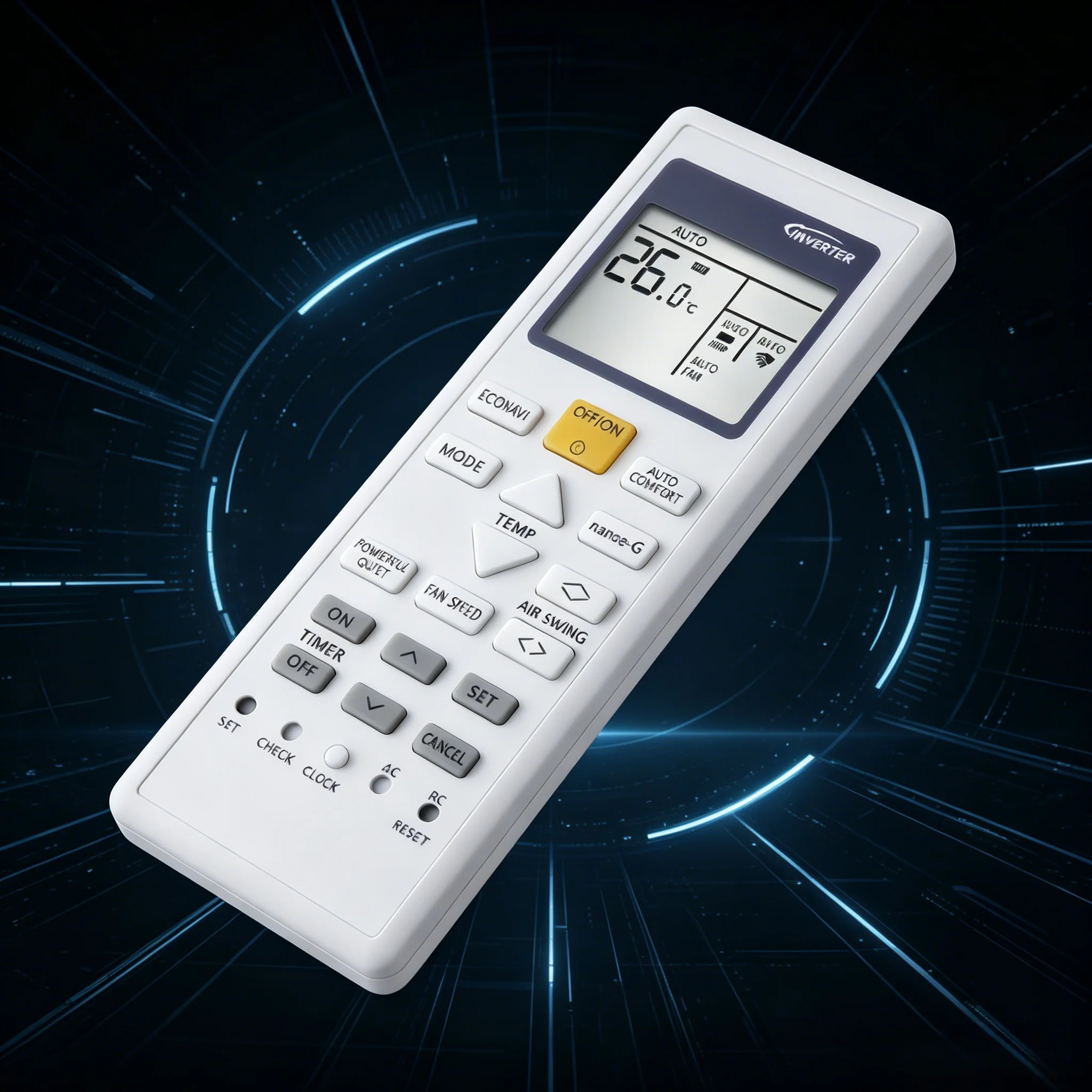 Perfect Replacement AC Remote A75C00410 A12650 A15970 A16330 For Panasonic National Rasonic Air Conditioner
