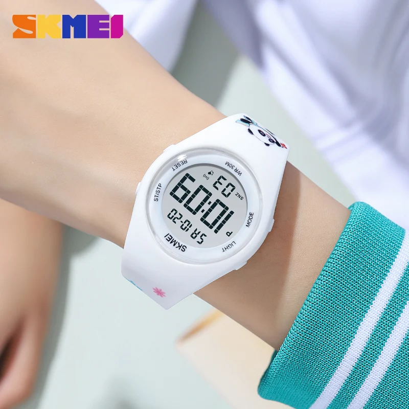 SKMEI Cartoon Astronaut Cute Styles Children Watches Birthday Gift for Boy Girl Waterproof Sport Watches LED Digital Kids Watch