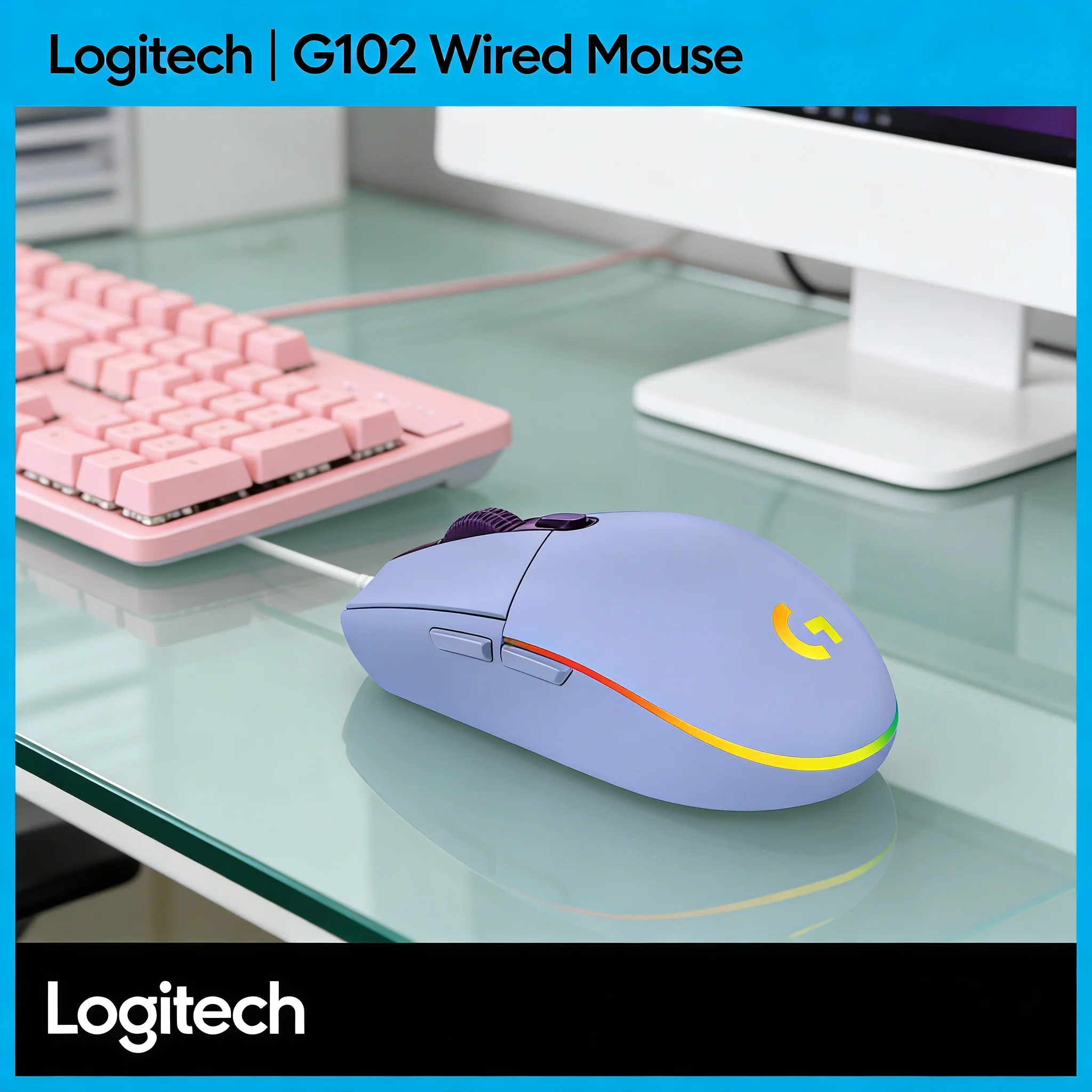 

Игровая мышь G102 2-го поколения начального уровня для киберспорта с программируемыми кнопками