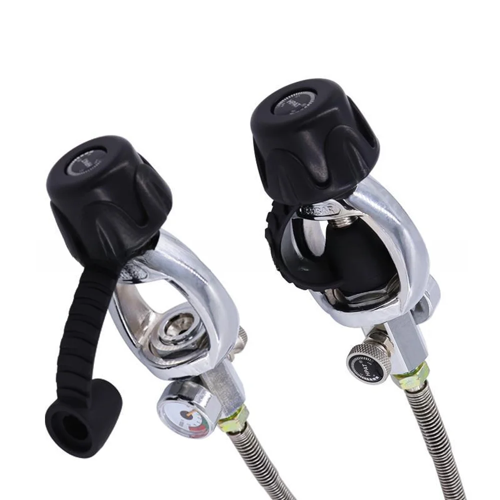 

Full Spring Microbore Hose Diving Converter with G5/8 Test Valve for Scuba Bottle Filling and Workshop Leak Testing