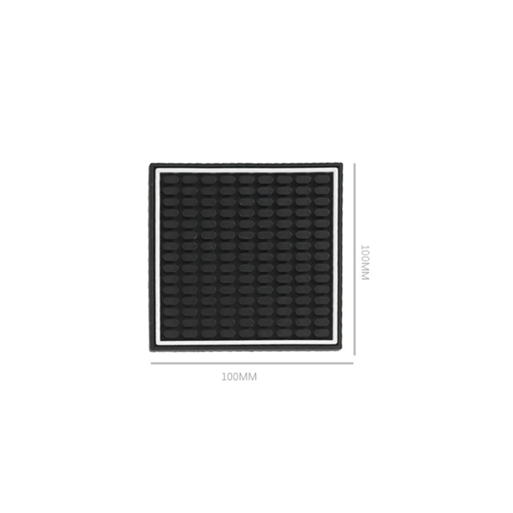 Cocktail Pad Bar Mat Washable Drip Mat Non Slip Reliable Silicone 10*10CM/15*30CM/30*45CM Black Convenient Decoration Practical