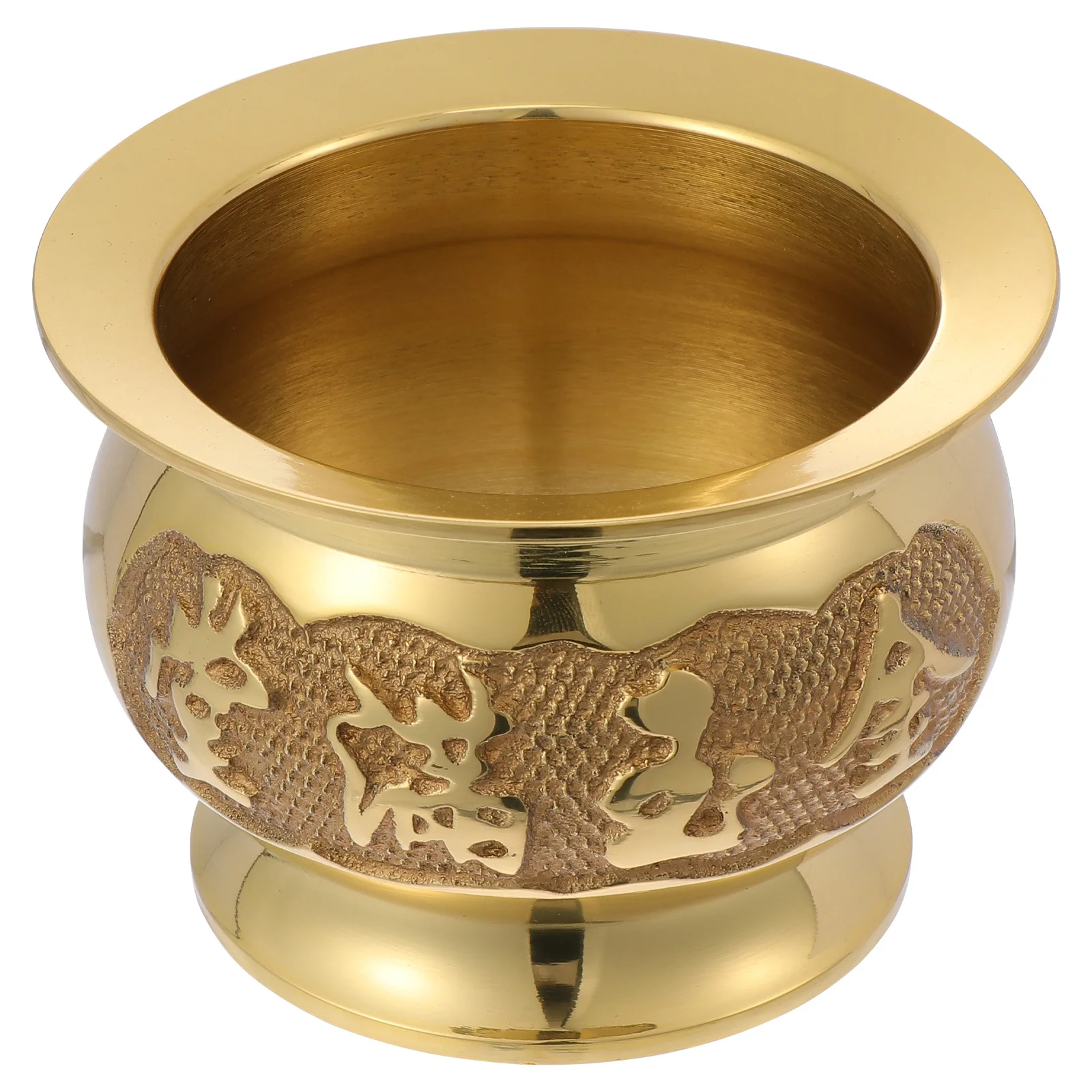 

1Pcs Copper Incense Burner Bowl Shaped Stove for Incense Stick Holding Smooth Body Home Adornment Relaxation Therapy Decorative