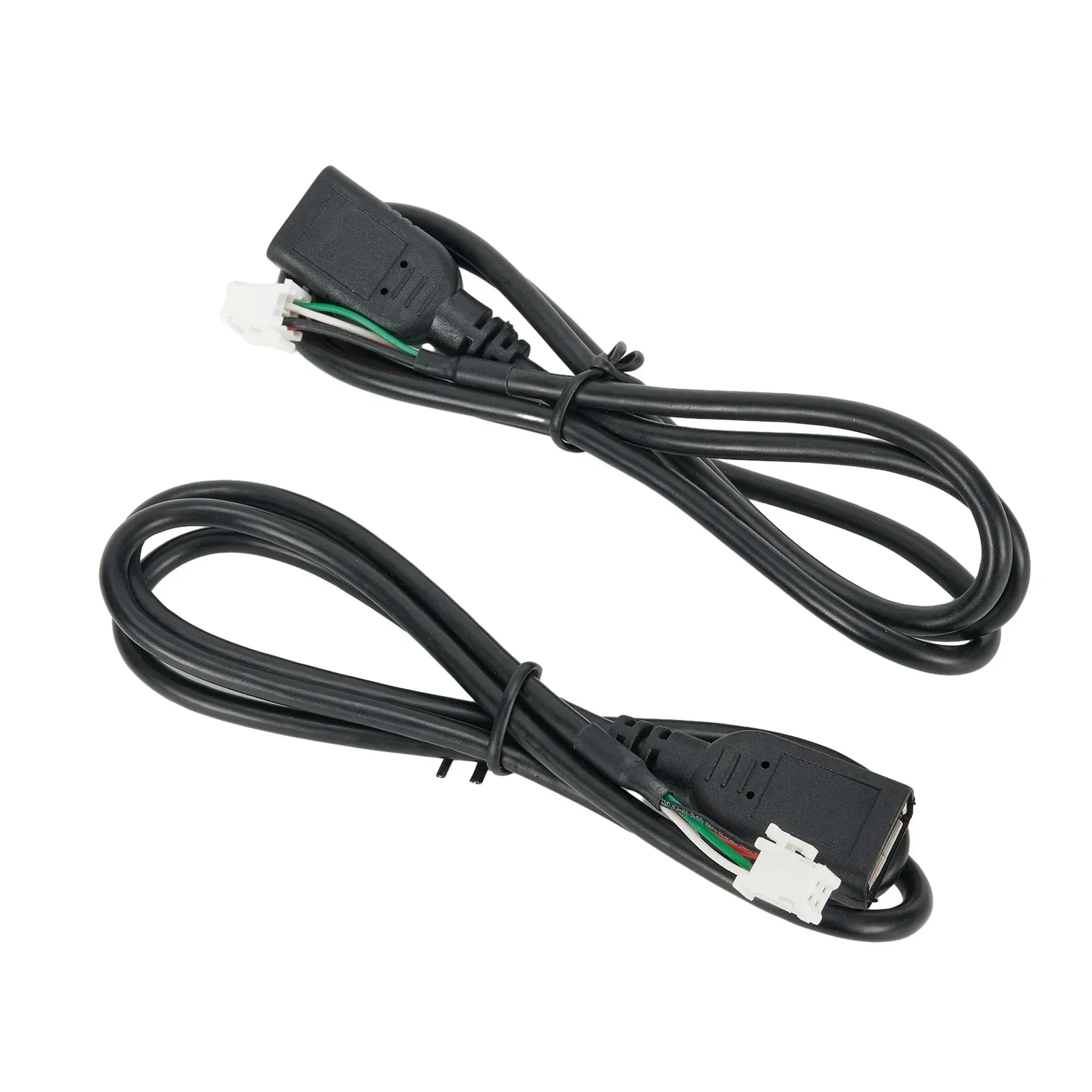 2Pcs Car USB Cable Adapter 4Pin & 6Pin Connector USB Extension Cable Ada////////////////////////adio Stereo Interior Car Parts