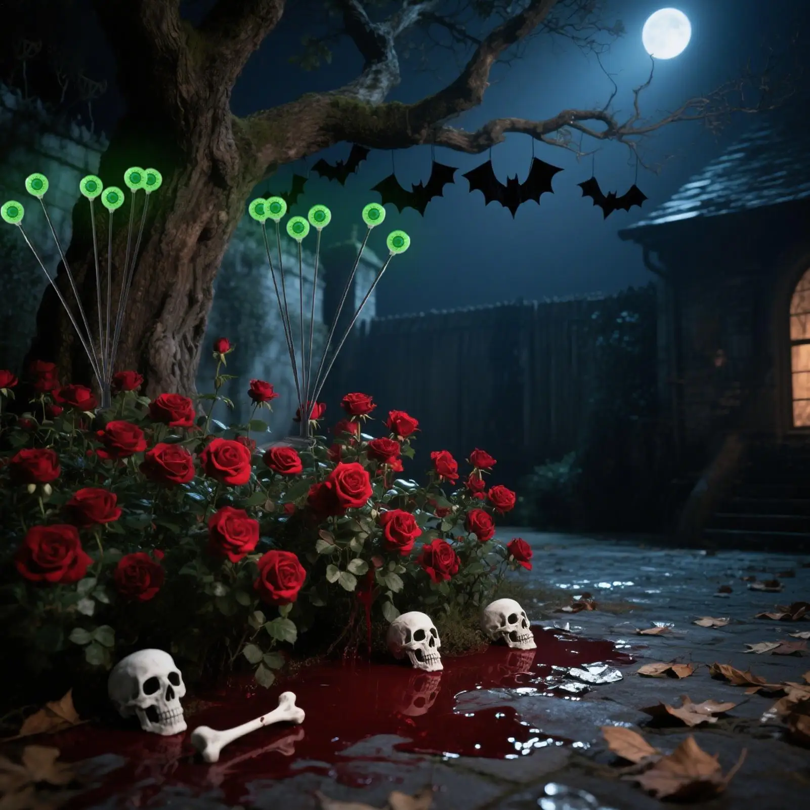 Solar Eyeball Halloween Lights Outdoor LED Solar Halloween Lights With Eyeball Path Lanterns Swaying Firefly Decor Lighting
