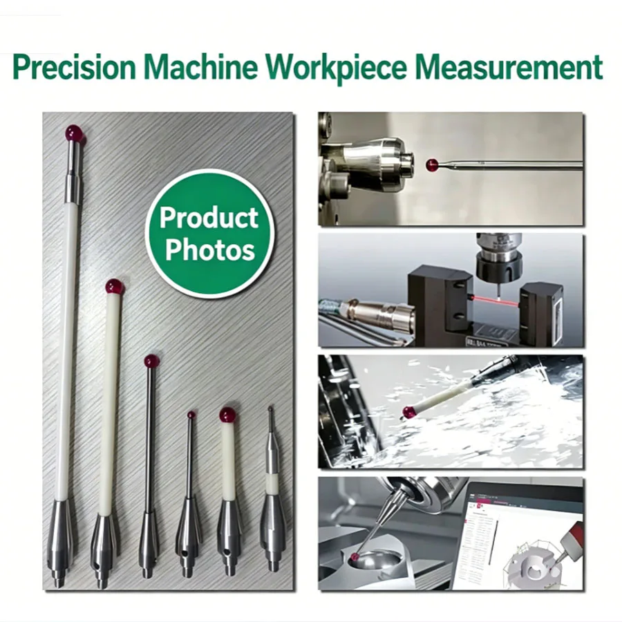 2026 New TC52 Machine Tool Measuring Head Gear Tester Probe M4 Ruby Measuring Needle Online Measurement Probe