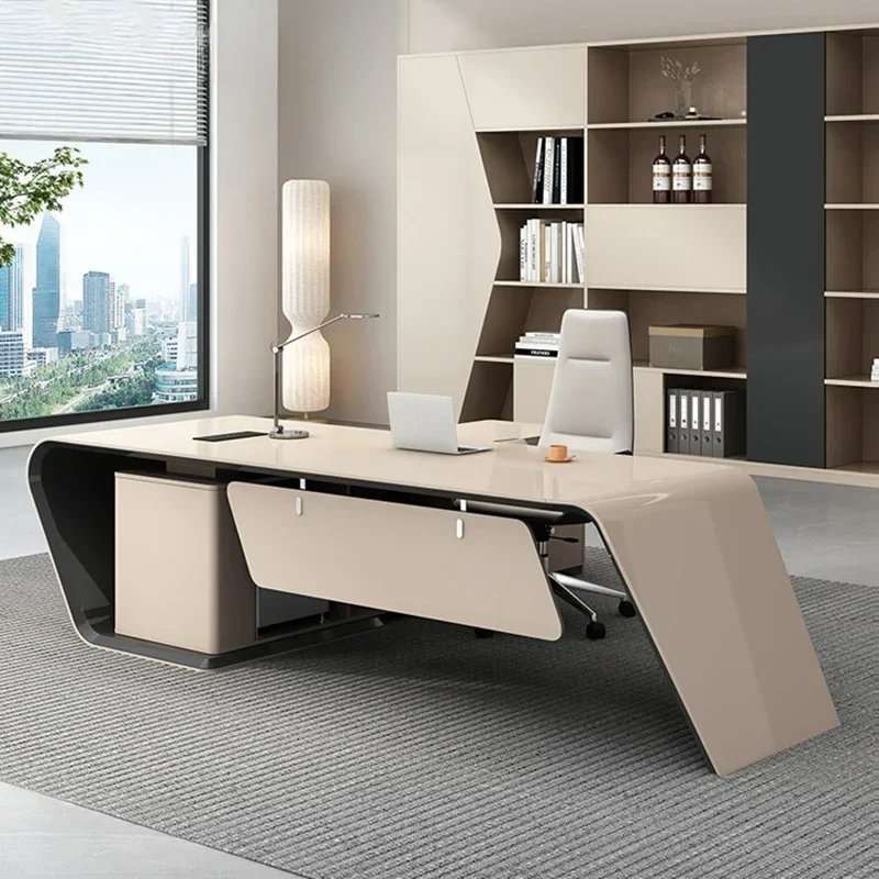 

Professional Office Furniture Tables Desk Automatic Table Work Sofa Side Minimalist Computadora Reading Computer Offices