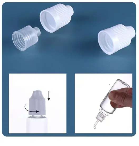 30Pcs 3ml-100ml Refillable Travel Bottle Plastic Transparent Pressure Screw Cap Oil Paint Lubricating Oil Bottle Liquid Dropper