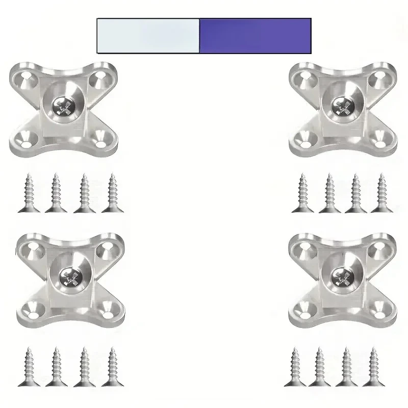 10/20/30/50 Stück Schmetterlings-Eckhalterung aus Zinklegierung, Plankeneckverbinder, abnehmbare Eckhalterung, mit Schrauben