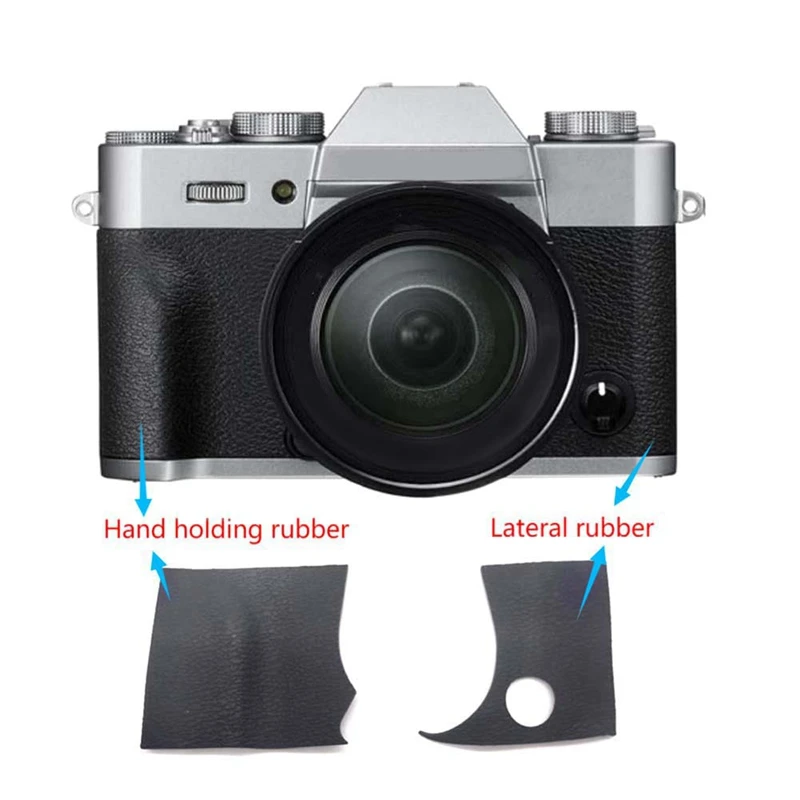 1 Set New Body Rubber Front Cover Rubber Thumb Grip Replacement Part Parts For Fuji Fujifilm X-T10 X-T20 XT10 XT20 Camera