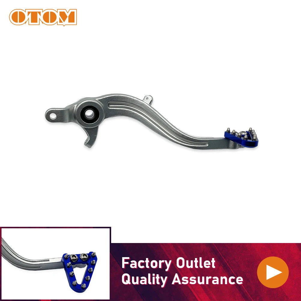 OTOM Motorcycle Rear Foot Brake Pedal Lever Assembly For SHERCO SE SEF 125-500 2014-2024 Dirt Bike Step Rod Accessories