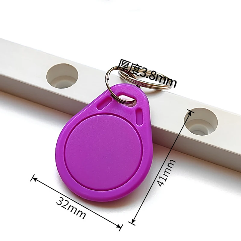 10 Pçs/lote CUID Gen 2 UID Mutável 1K S50 13.56Mhz ISO14443A Suporte Android Phone App MCT Modificar UID NFC Tag Keyfob