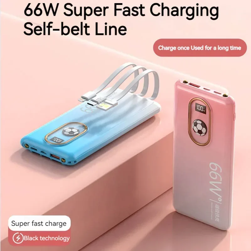 

66W Power Bank Cute Little Bear 5000mAh Super Fast Charging Power Bank Portable Charger External Battery Pack for IPhone