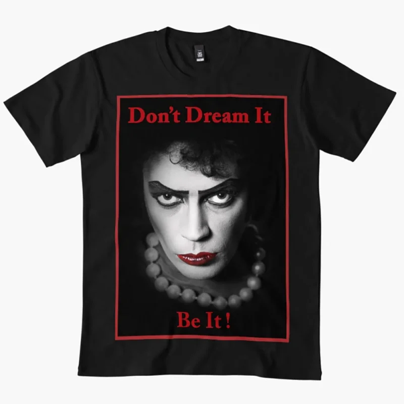 

Rocky horror picture show Frank-N-Furter movies Gift T Shirt 0612 Gothic Horror Film Print Graphic clothes US Size tops S-6XL
