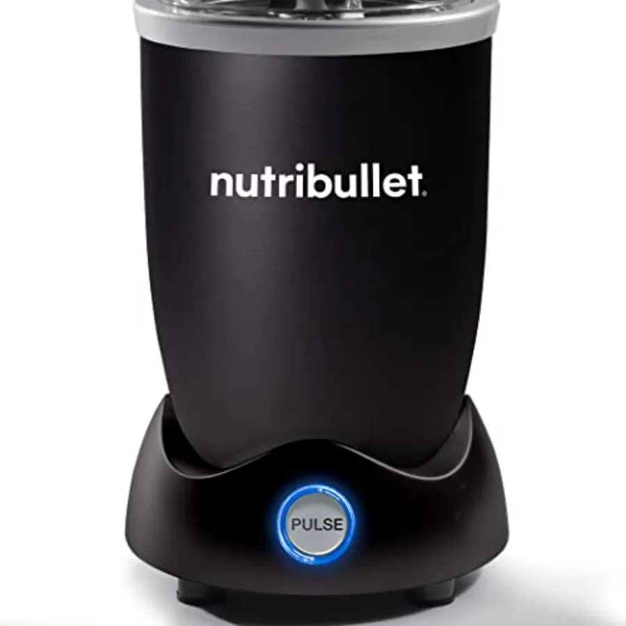 1200W Personal Blender – Features a pulse function and automatic shut-off, extracts nutrients, and is perfect for making smoothies, milkshakes, and salsa – Includes 32oz and 24oz travel cups