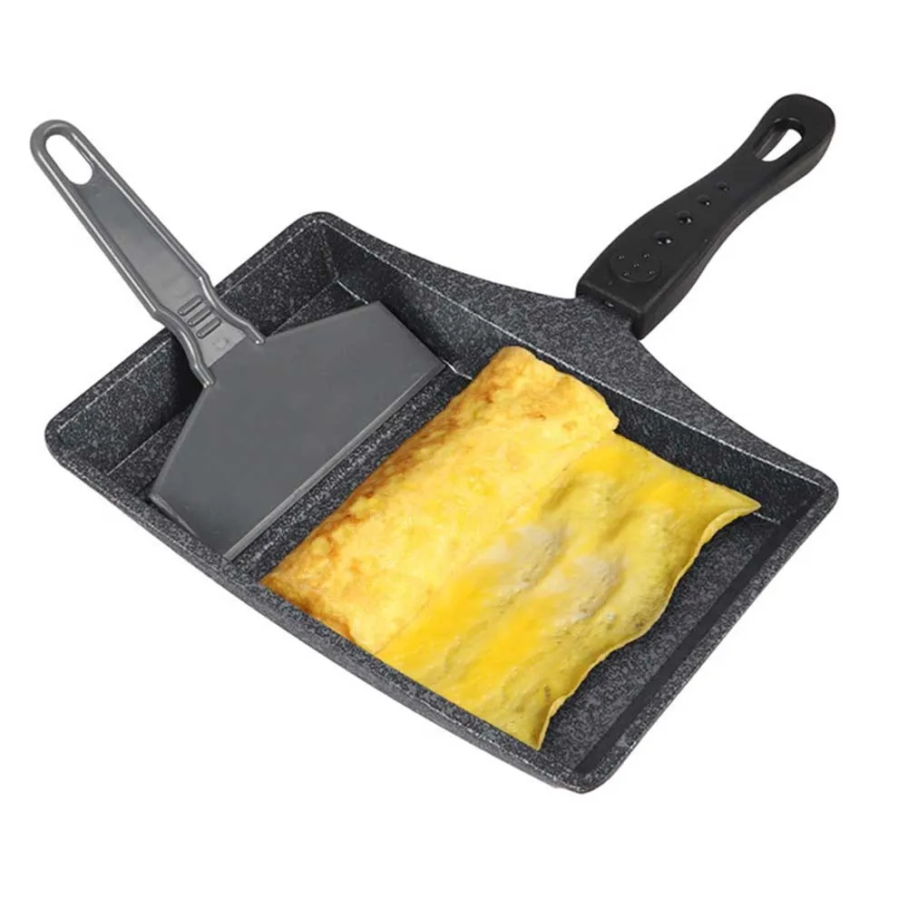 

Non-Stick Wave Bottom Omelette Pan Egg Roll Frying Pan with Anti Scalding Handle Breakfast Pancake Maker Kitchen Cooking Pots