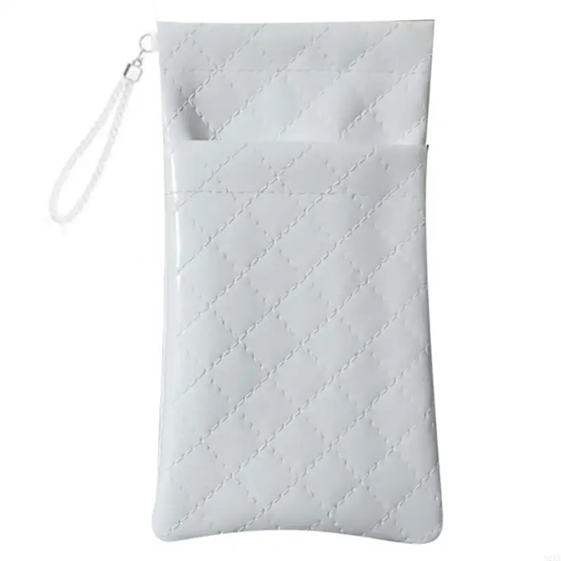 2026 New Lightweight Double Eyeglass Holder Soft Protective PU Leather Case Compact Travel Essential Eyewear Pouches