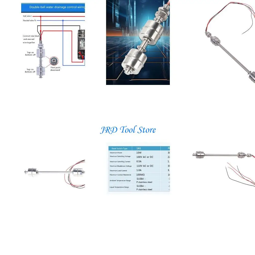 A2UD Stainless Steel Double Ball Float Sigal