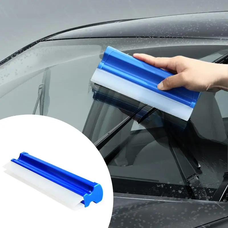 Window Cleaner Squeegee Windshield Squeegee Portable Window Squeegee For Home Practical Silicone Squeegee Windshield Cleaning