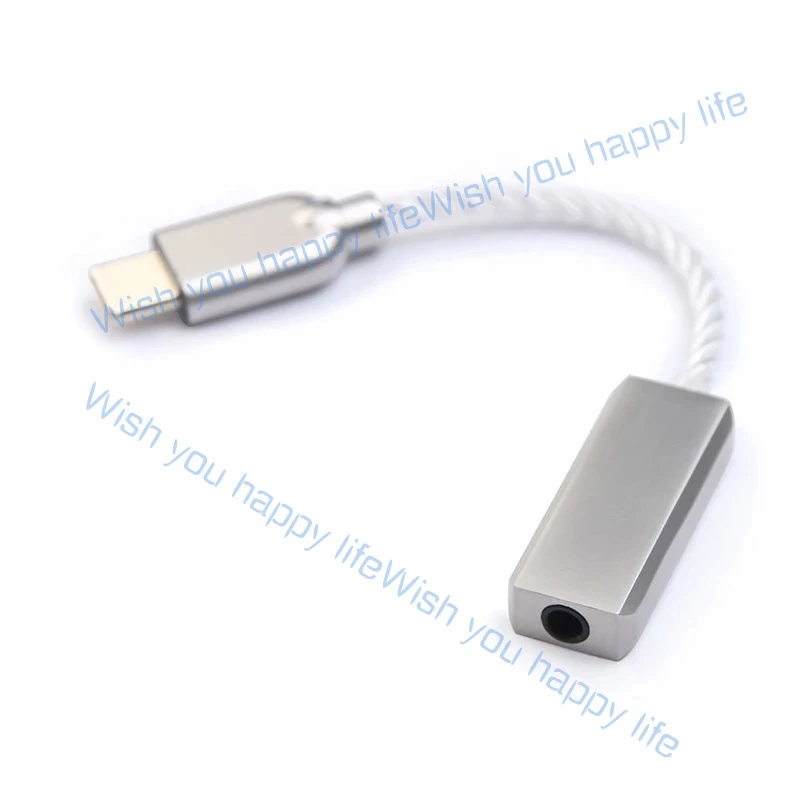 FOR HA14 USBC Male To 3.5mm Female Cable Mobile Phone Earphone Power Amplifier ES9281AC pro Decoding Headphone Amplifier