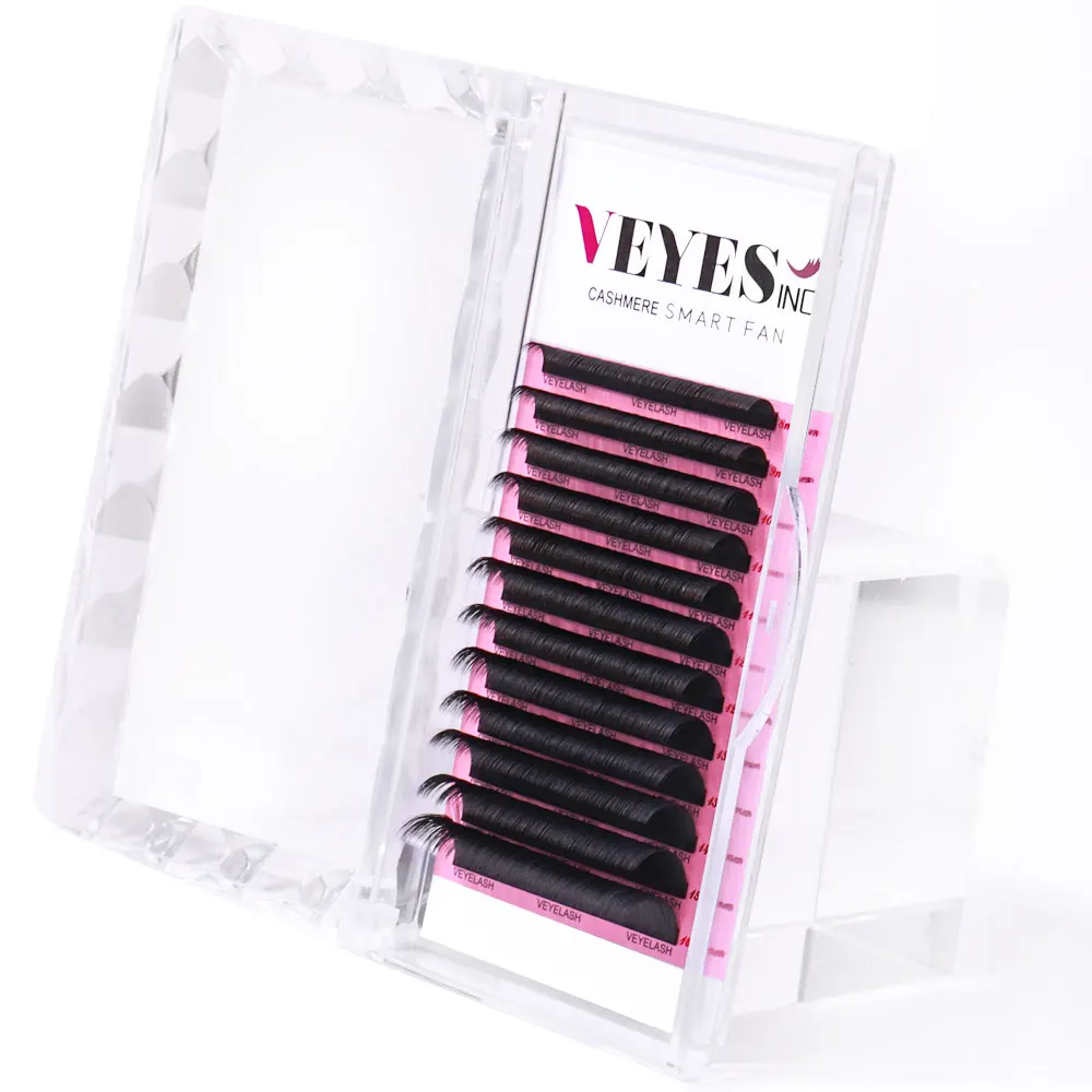 Veyes Inc Cashmere Smart Easy Fanning Eyelash Extensions Veyelash Fast Bloom Austomatic Flowering Natural Russian Volume Lashes