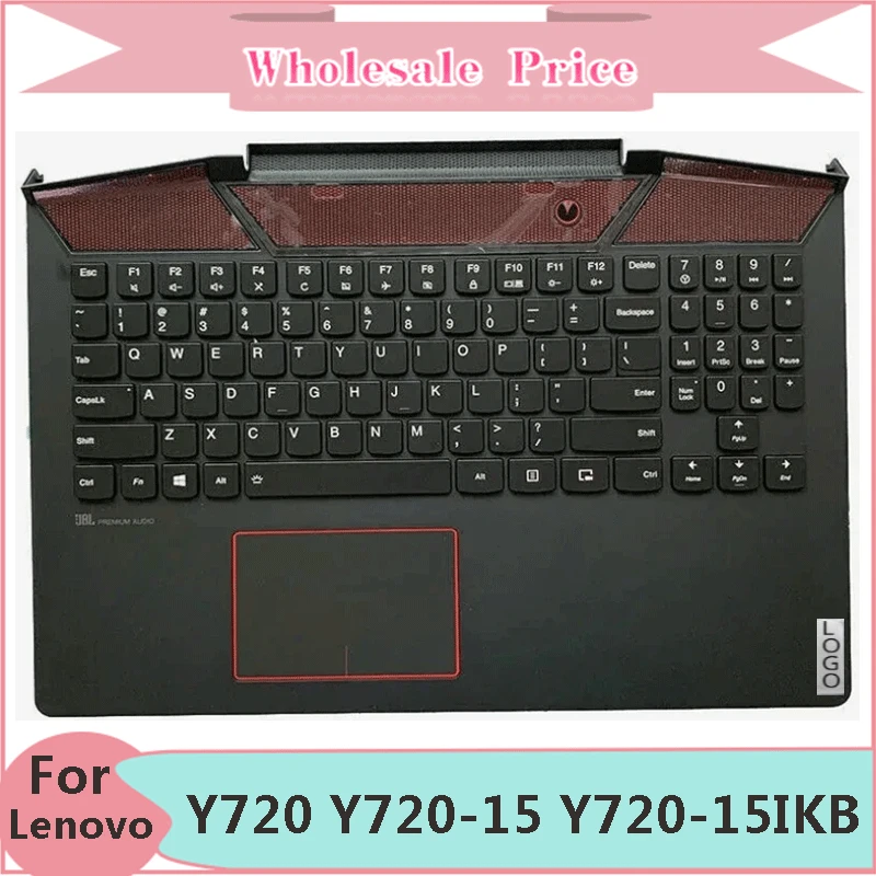 

New Original For Lenovo Legion Y720 Y720-15 Y720-15IKB Laptop Palmrest Case Keyboard US English Version Upper Cover