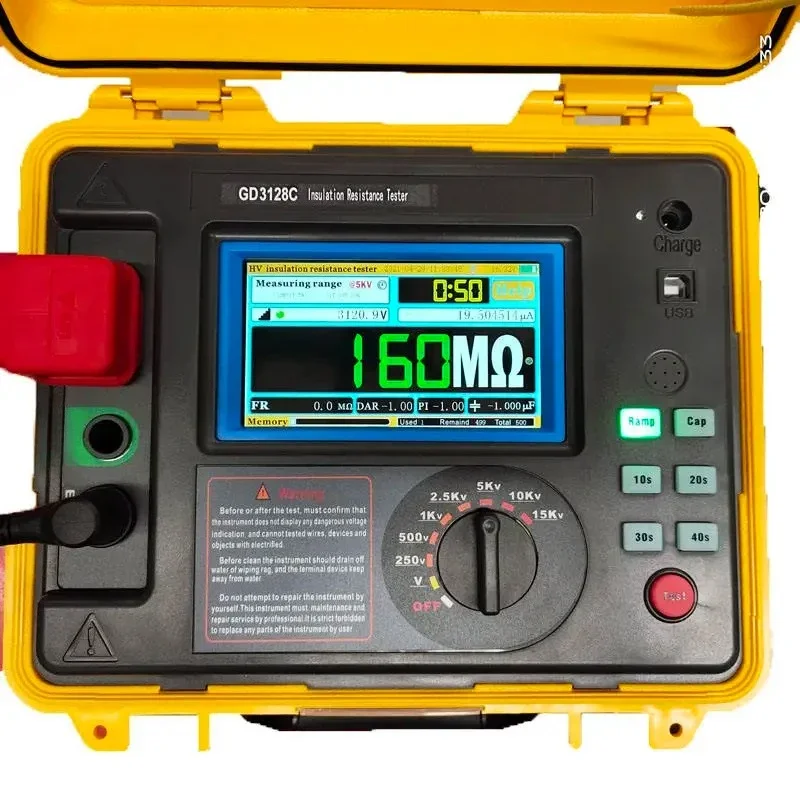 Digital 15kv Multi-function Insulation Resistance Meter Megohmmeter Tester Price