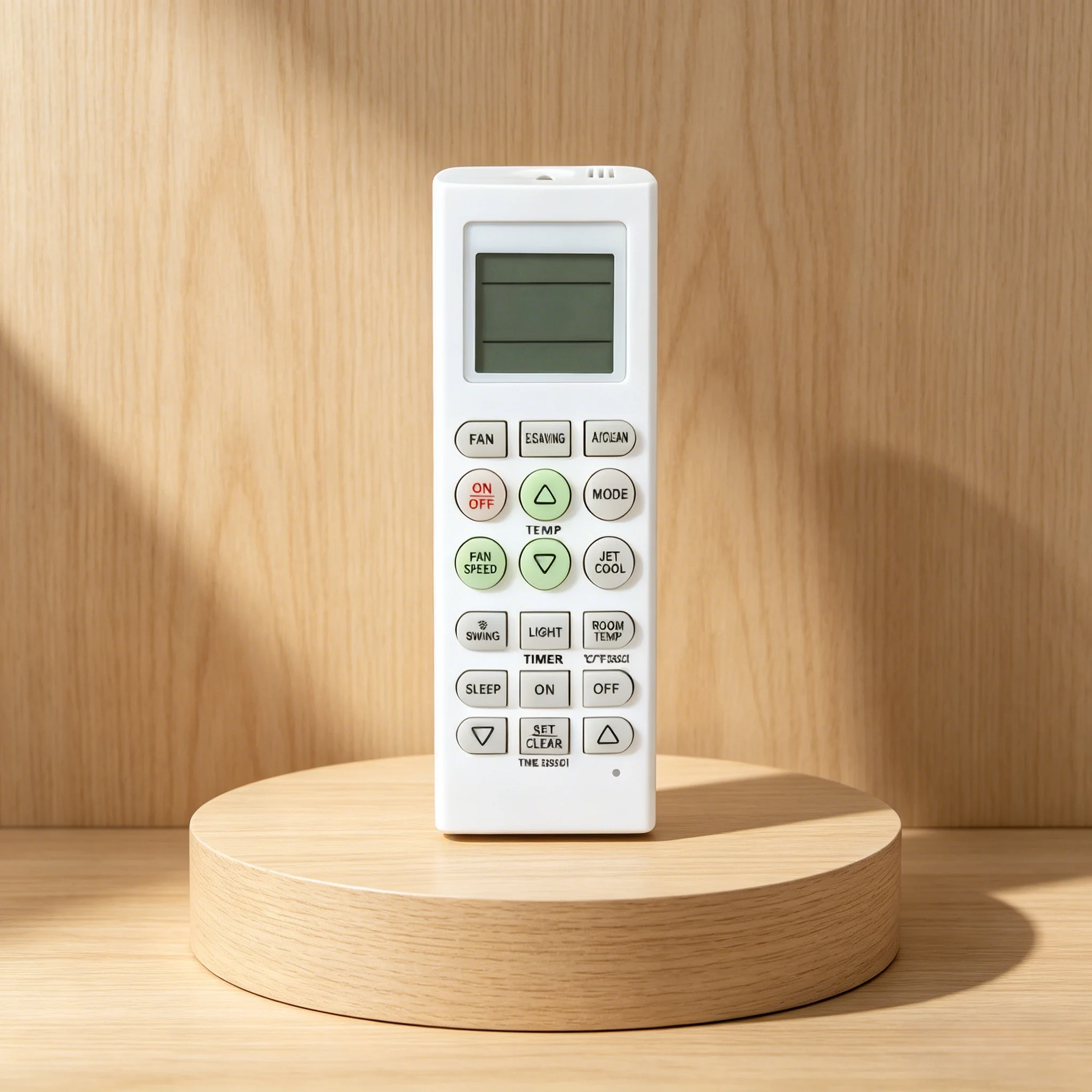 White Pre-Programmed AC Universal Remote Control, Durable Replacement Air Conditioner Remote Fit for AKB Series AKB73315601