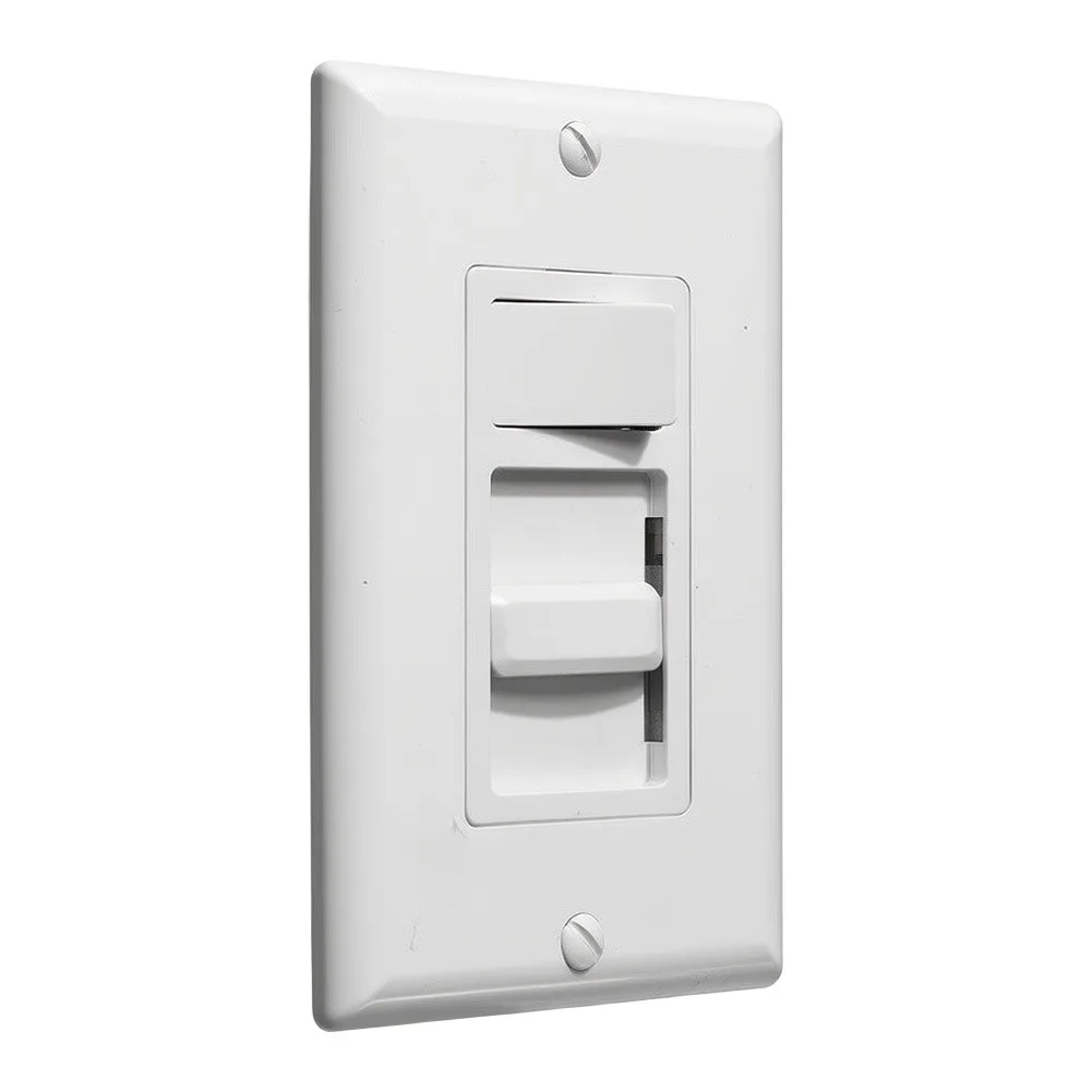 Dimmer Light Switch For 300W Dimmable LED Lights And 600W Halogen Single Pole/3-Way LED Slide Dimmer Light Switch 15A 125V