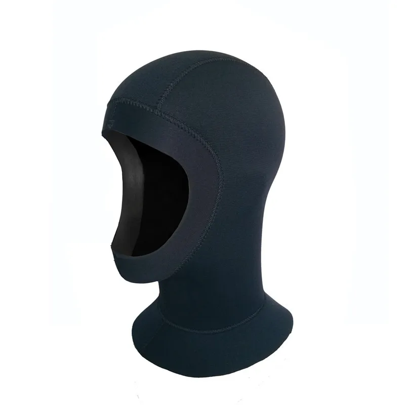 Capucha de neopreno para hombre y mujer, cubierta de cabeza de buceo, capucha de buceo para Surf, 5MM, pechera térmica, capucha Flexible estirable