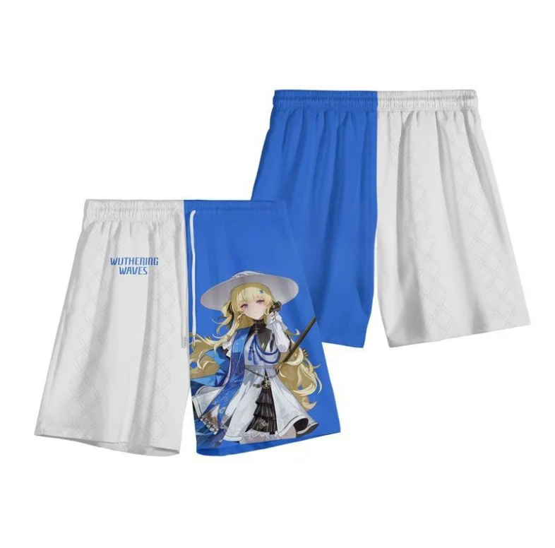Popular Game Wuthering Waves 3D Cartethyia Print Shorts Men Beach Shorts Summer 2025 New Women Short Pants Sport Y2k Kids Bottom