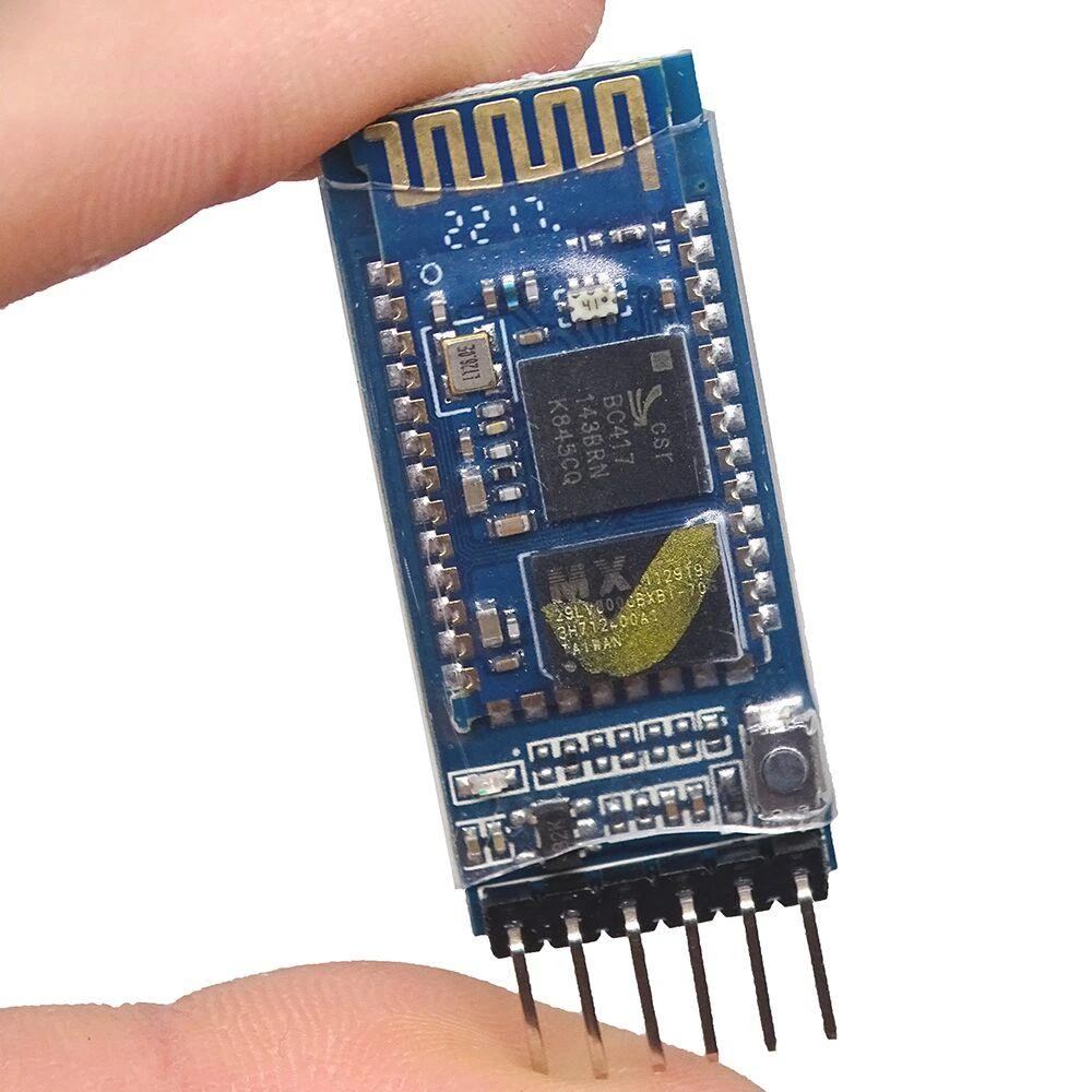 2PCS HC05 Bluetooth Transceiver Module 2.4G RF Wireless Industrial Bluetooth module RS232 / TTL to UART converter 6PIN