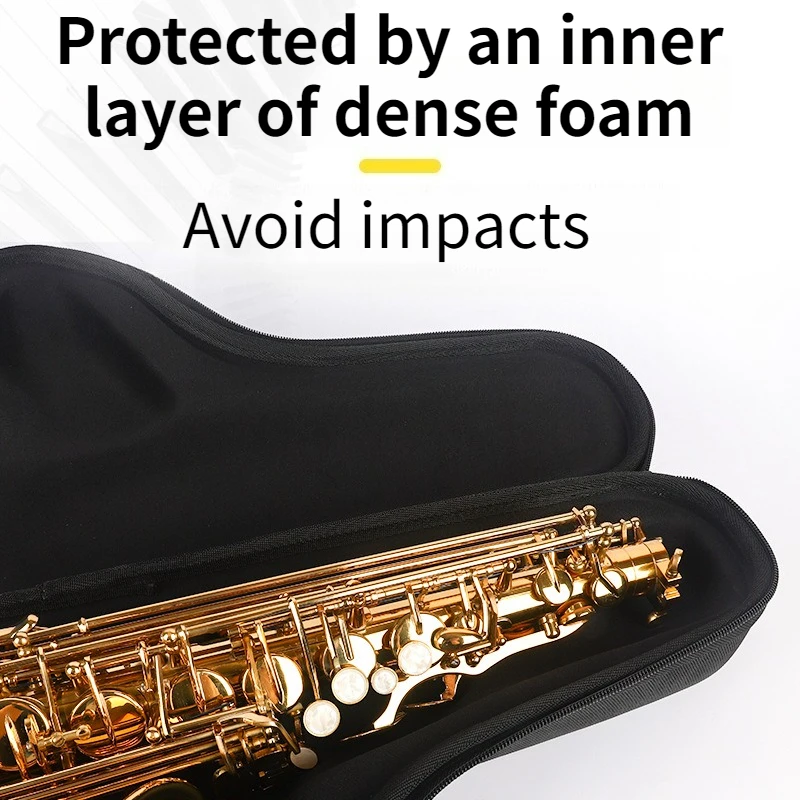 أكسفورد القماش ألتو الساكسفون حقيبة سميكة للصدمات المحمولة الكتفين الصلب الساكسفون حقيبة الملحقات الموسيقية