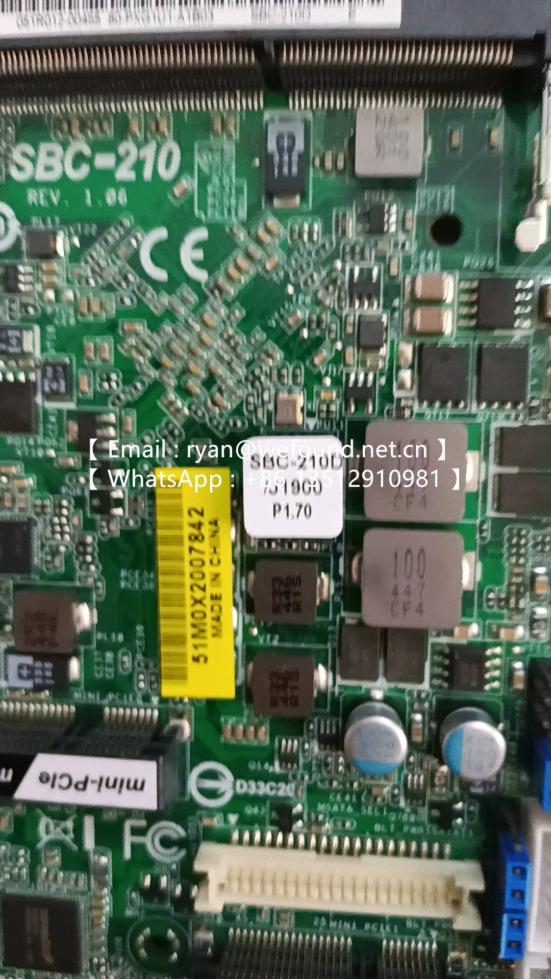 SBC-210 SBC-210D Brand new, original J1900, 2.0GHz, 10 W 3.5