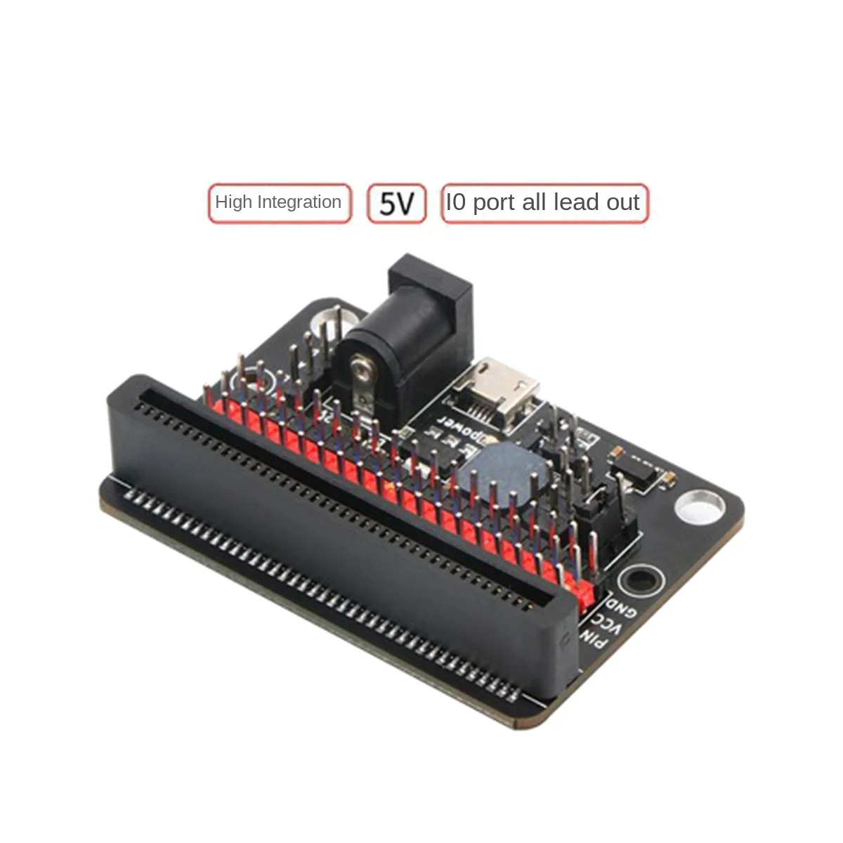 ABEP-1Pcs Expansion Board for Microbit GPIO Expansion Python IO:Bit 5V with on Board Passive Buzzer