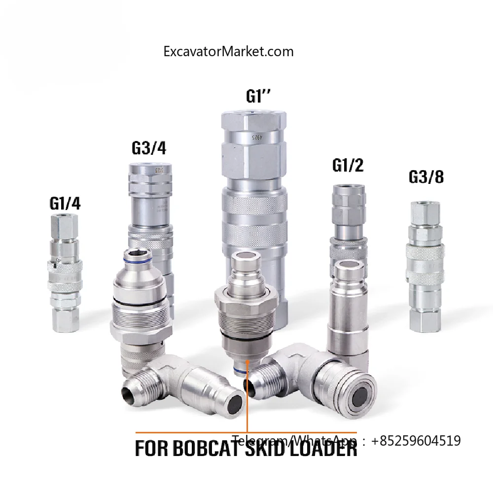 Excavator breaker hammer faster joint quick quick coupling  G1/2 G3/4 Excavator Parts