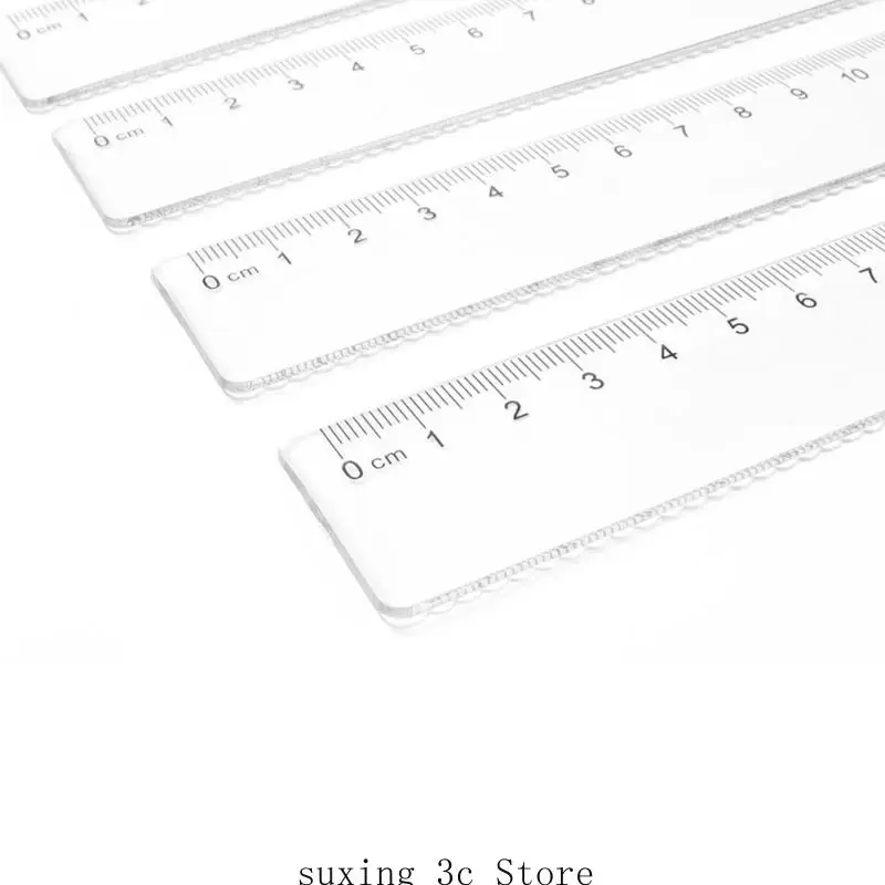 E8BE 5 PCS 15C / 20 SUGNE CARIEUR RULER PLASTIQUE SULIR SULLE SUGRAGE SALLE PRIMATION SCHOOL Ruler