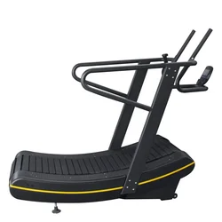 Powerless Commercial Treadmill Curved Treadmill Magnetic Control Adjustable Resistance Fitness