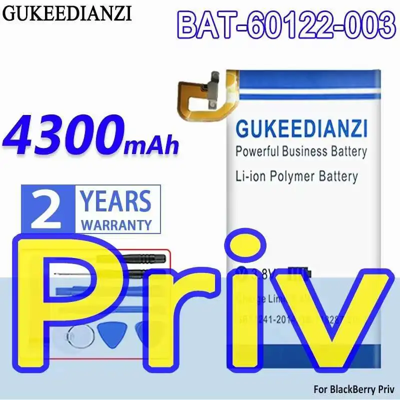 

4300Mah Safe Bat-60122-003 Mobile Phone Battery For Blackberry Priv High Performance