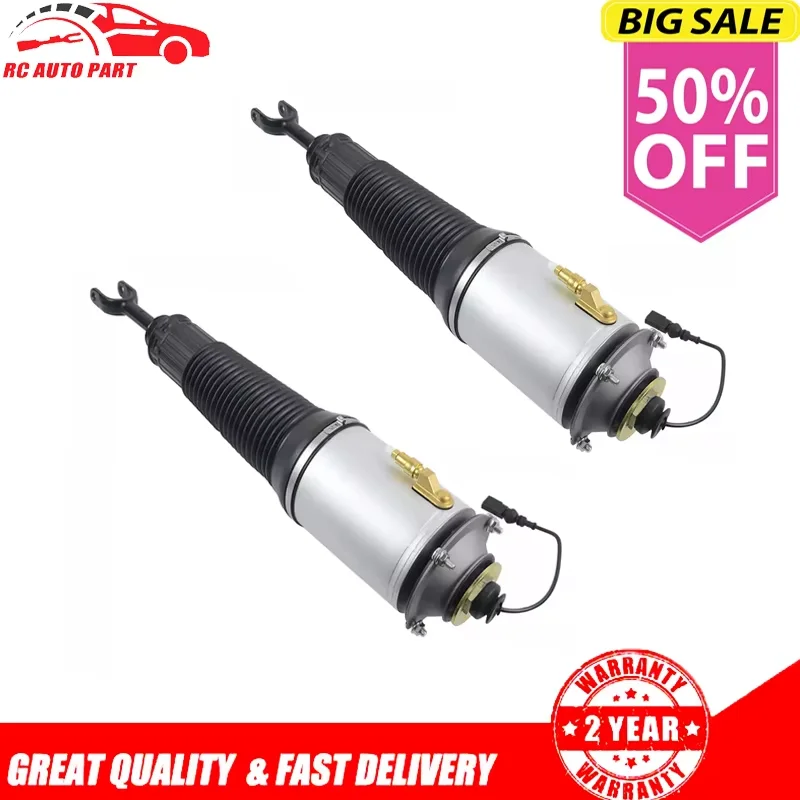 

New Pair For Audi A8 Quattro A8L S8 D3 Front Air Suspension Shock Struts 2002-2010