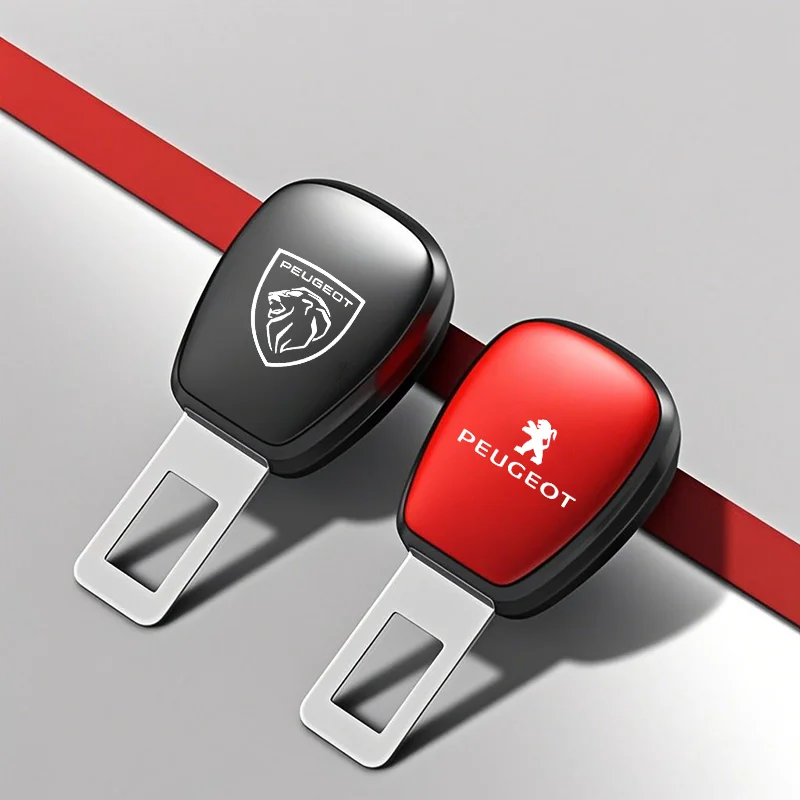 Car Seat Belt Clip Extender Safety Seatbelt Lock Buckle For Peugeot 2008 3008 307 308 206 207 208 407 508 5008 106 107 205 301